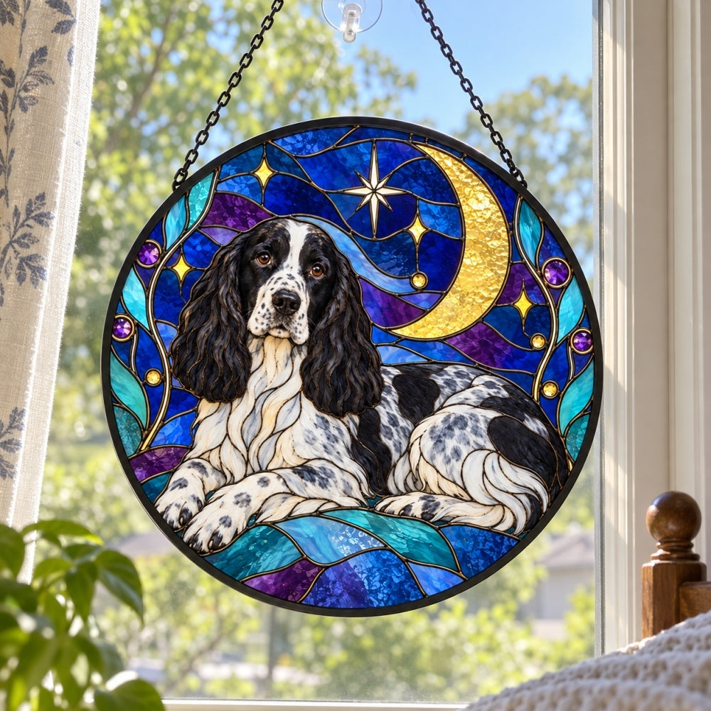 Stained Glass Suncatcher – Springer Spaniel