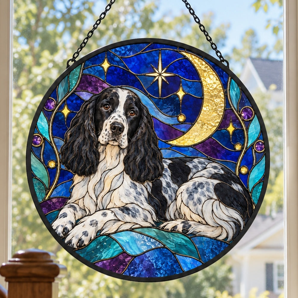 Stained Glass Suncatcher – Springer Spaniel