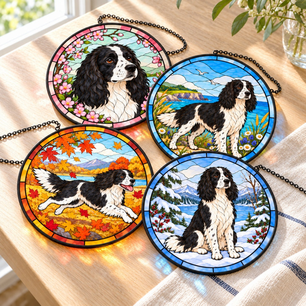 Stained Glass Suncatcher Set of 4 - Sprocker