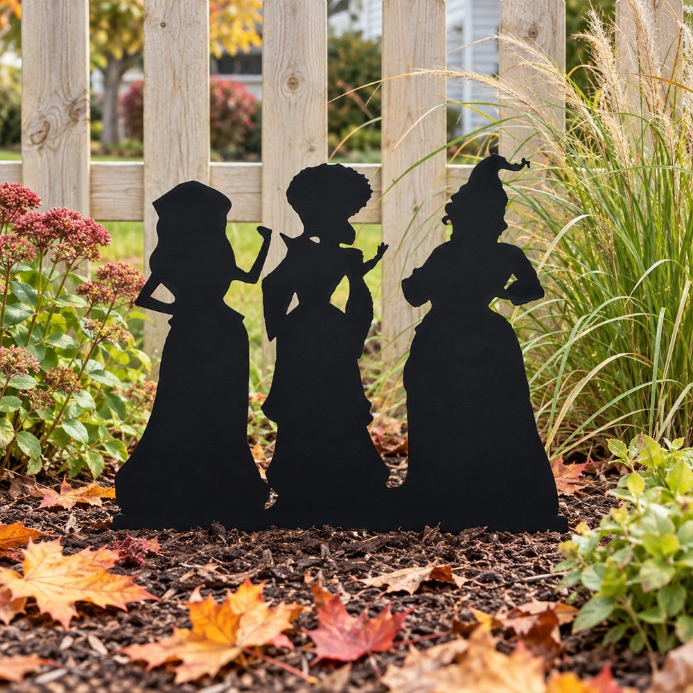 Metal Garden Stake – Halloween Three Witches