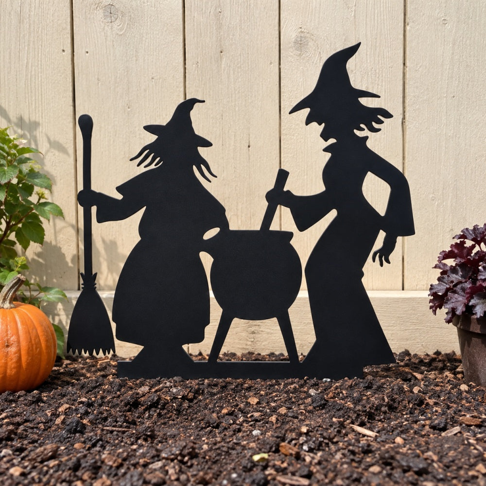 Metal Garden Stake – Witches’ Brew