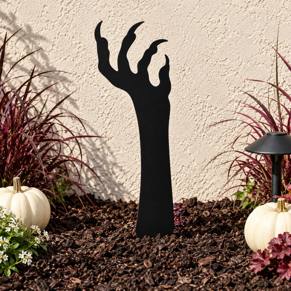 Metal Garden Stakes - Halloween Creepy Hands