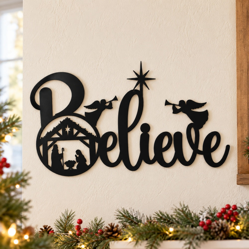 Metal Wall Art - Belive