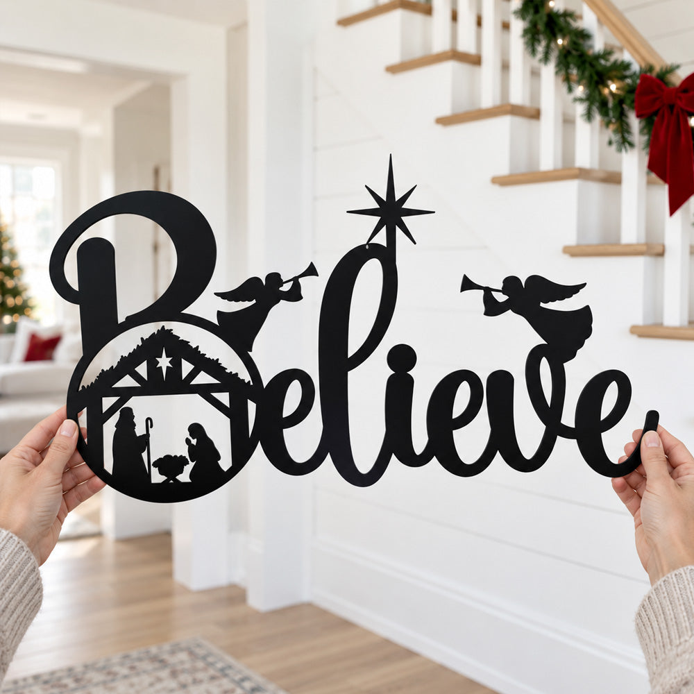 Metal Wall Art - Belive