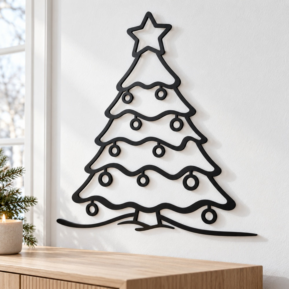 Metal Wall Art - Christmas Tree