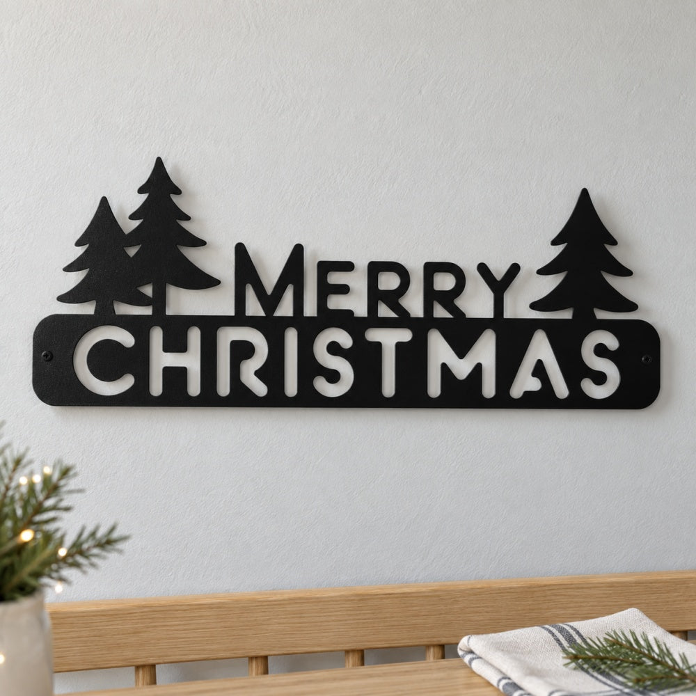Metal Wall Art - Merry Christmas