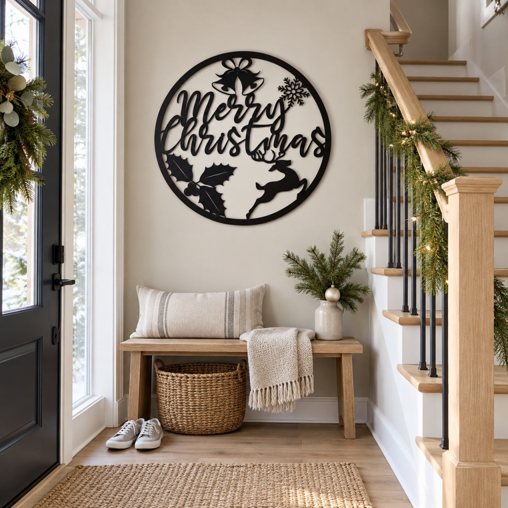 Metal Wall Art - Merry Christmas