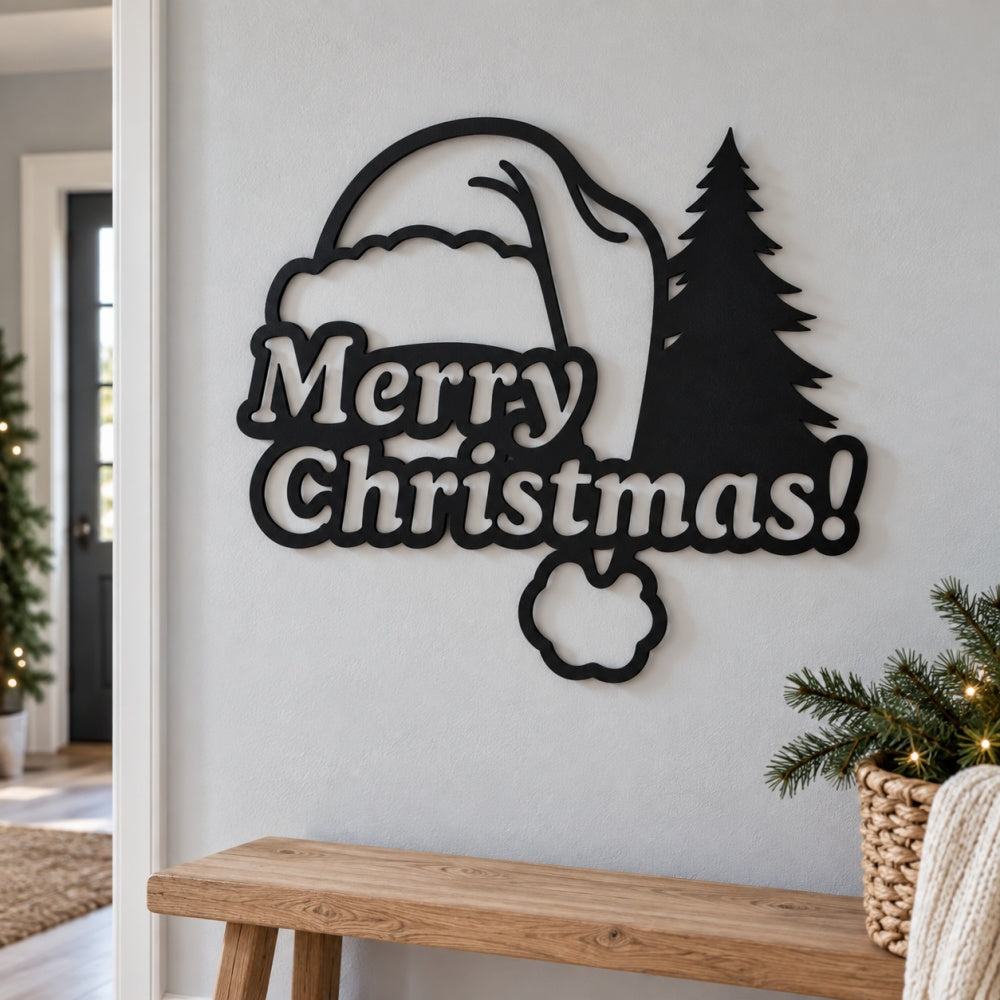 Metal Wall Art - Merry Christmas