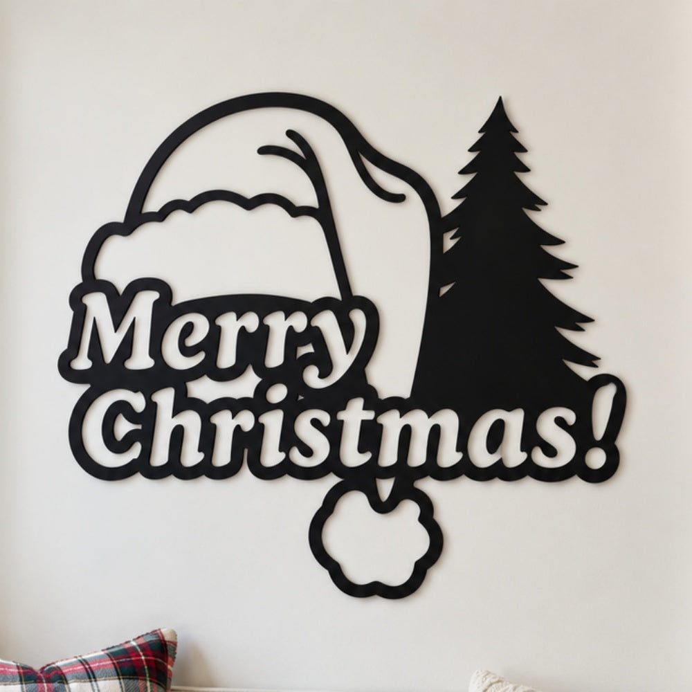 Metal Wall Art - Merry Christmas