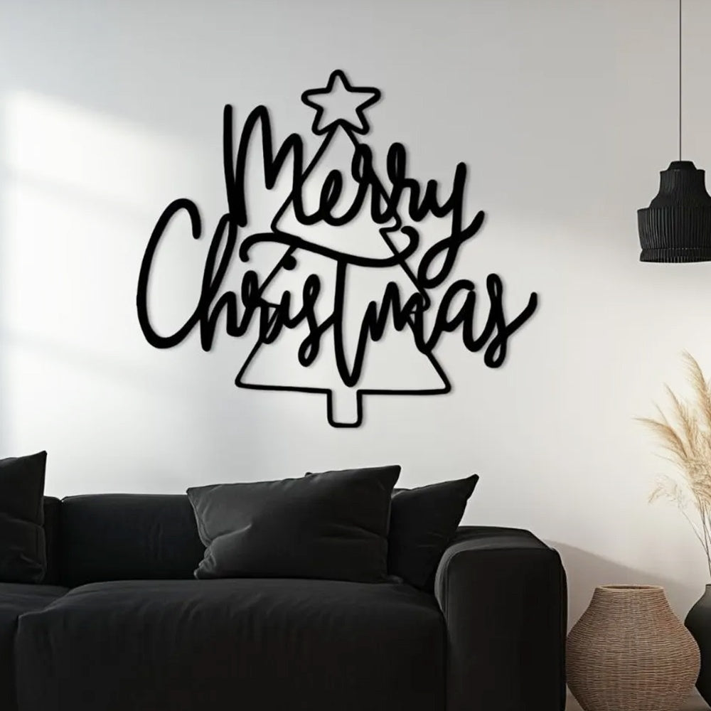 Metal Wall Art - Merry Christmas