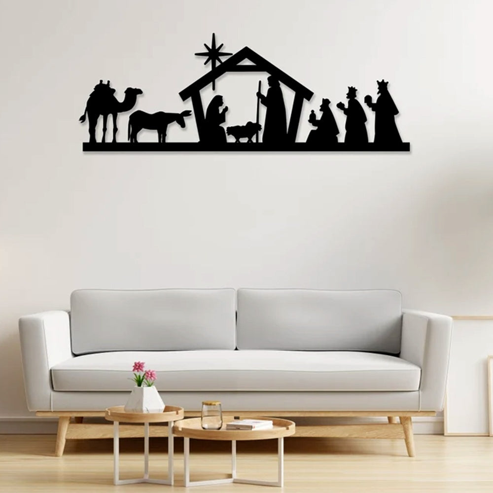 Metal Wall Art - Nativity Scene