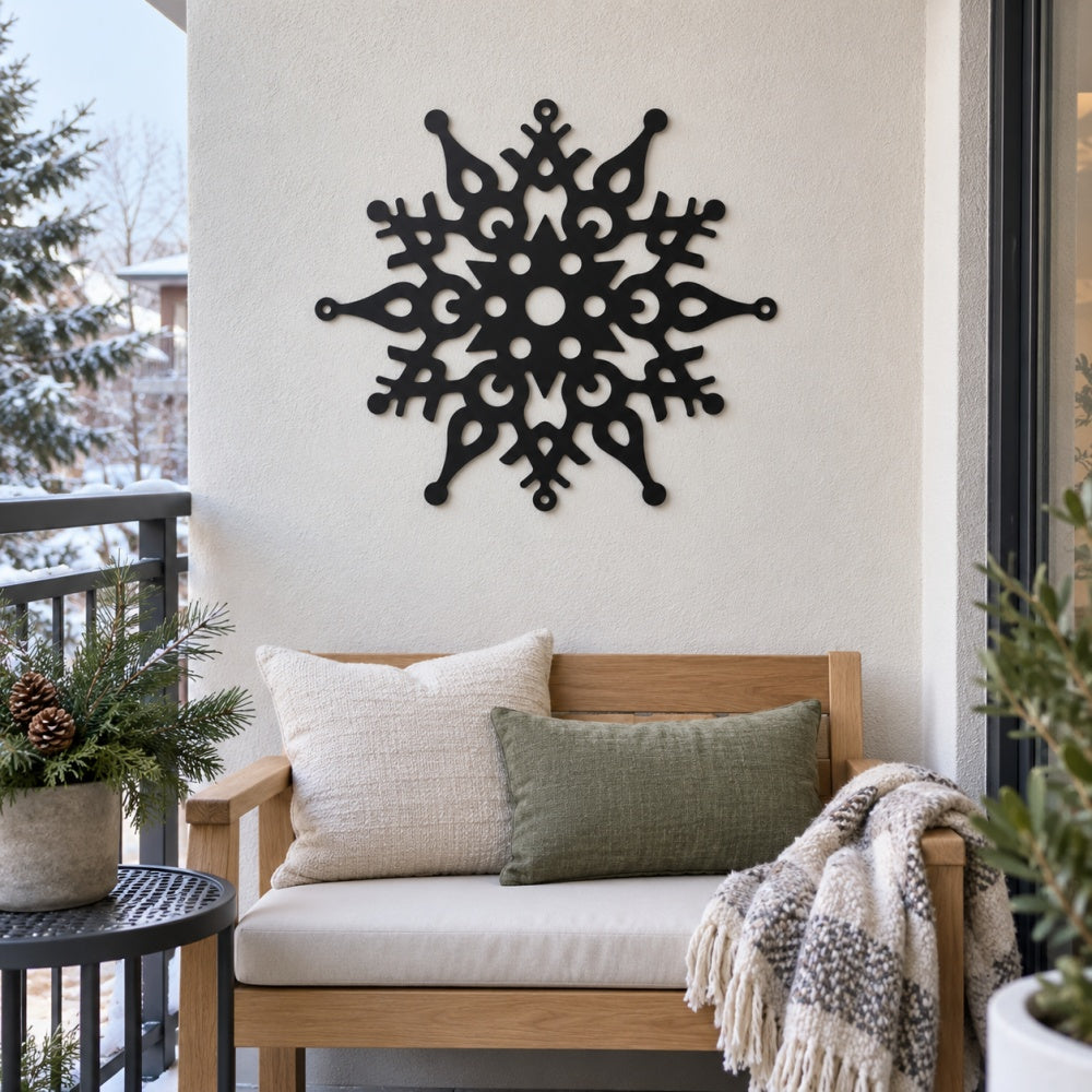Metal Wall Art - Snowflake