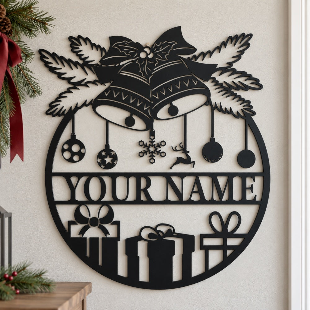 Personalized Metal Wall Art - Christmas Gift