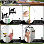 Anatolian shepherd dog metal hanging basket bracket mounted on outdoor wall for plant decoration