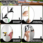 Atlantic puffin bird metal hanging basket bracket mounted on outdoor wall for plant decoration