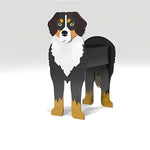 Full-body view of the Bernese Mountain Dog planter
