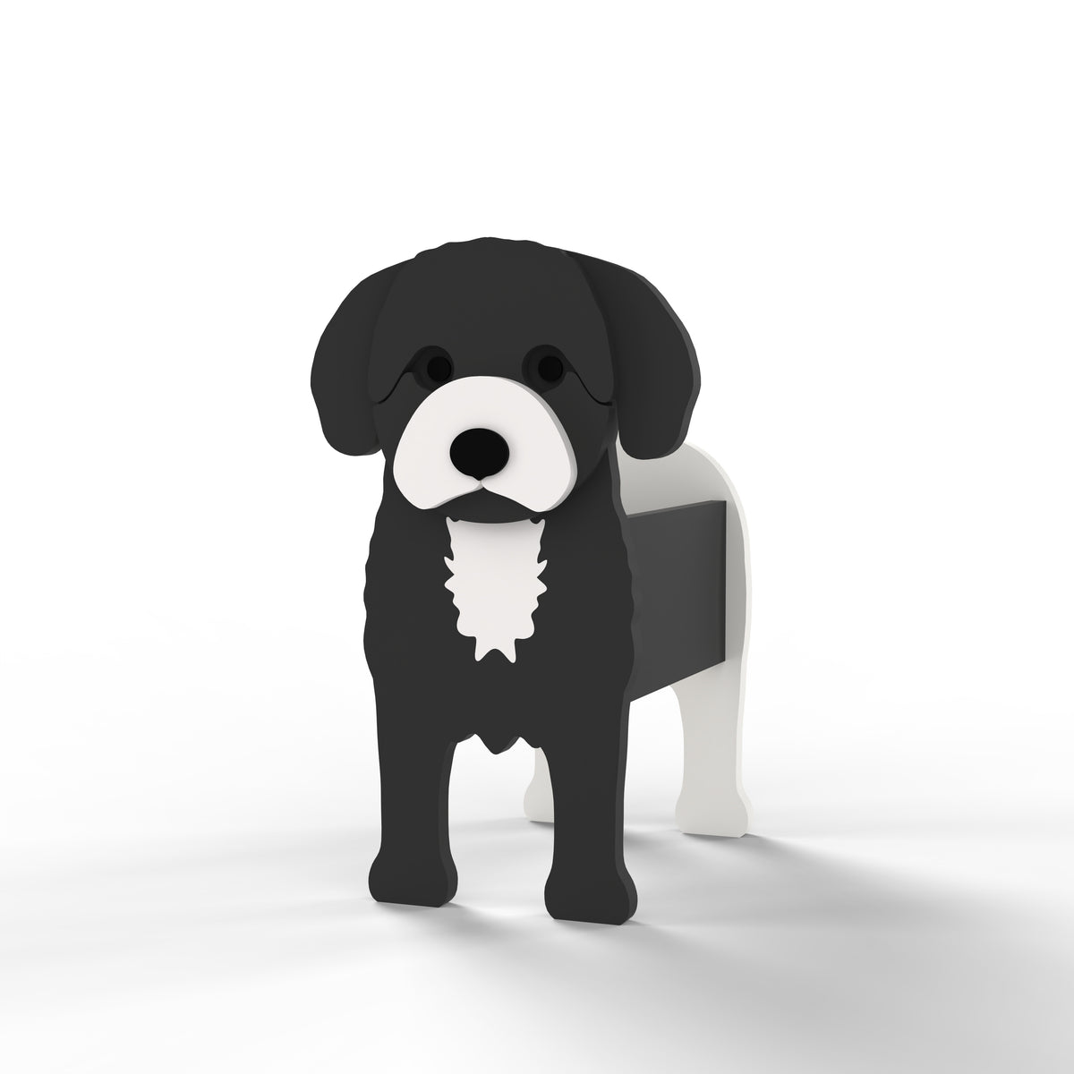 Full-body view of the Cavoodle dog planter