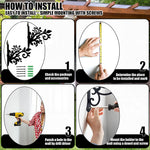 Classic scrollwork vines and leaves metal hanging basket bracket mounted on outdoor wall for plant decoration
