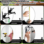 Guitar with music notes metal hanging basket bracket mounted on outdoor wall for plant decoration