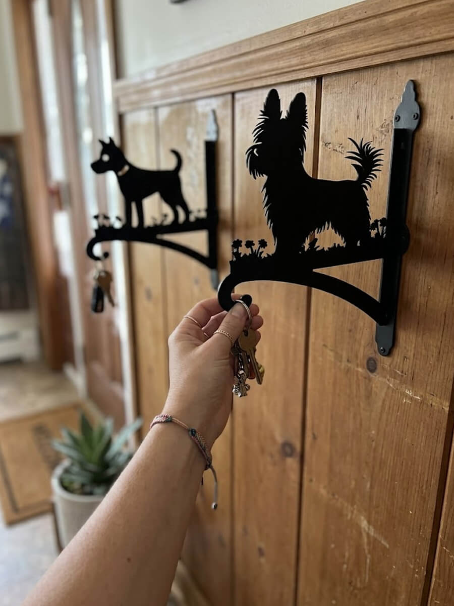 Hanging Basket Bracket Customer Photo
