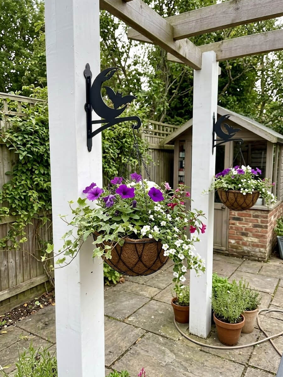 Hanging Basket Bracket Customer Photo