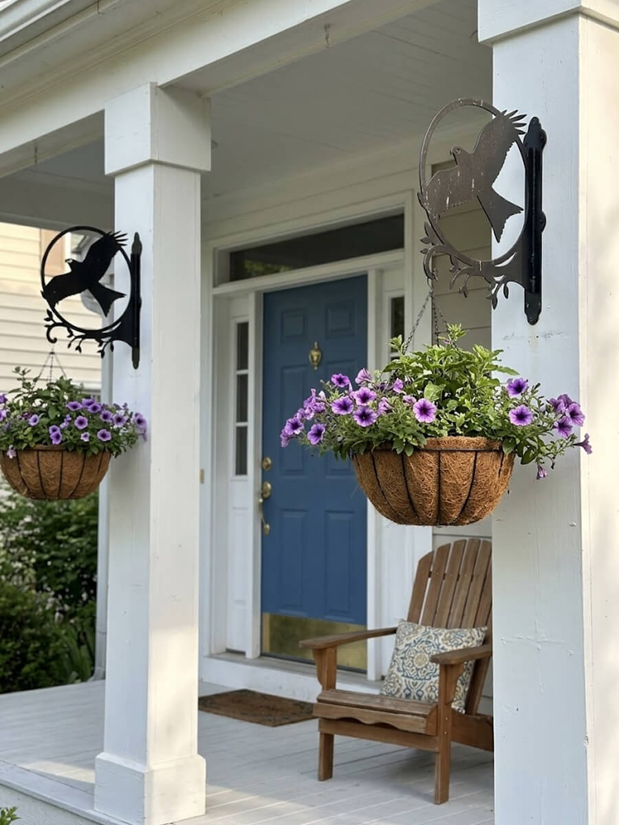 Hanging Basket Bracket Customer Photo