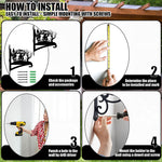 Happy halloween metal hanging basket bracket mounted on outdoor wall for plant decoration