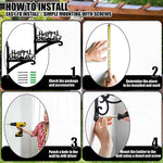 Happy halloween metal hanging basket bracket mounted on outdoor wall for plant decoration