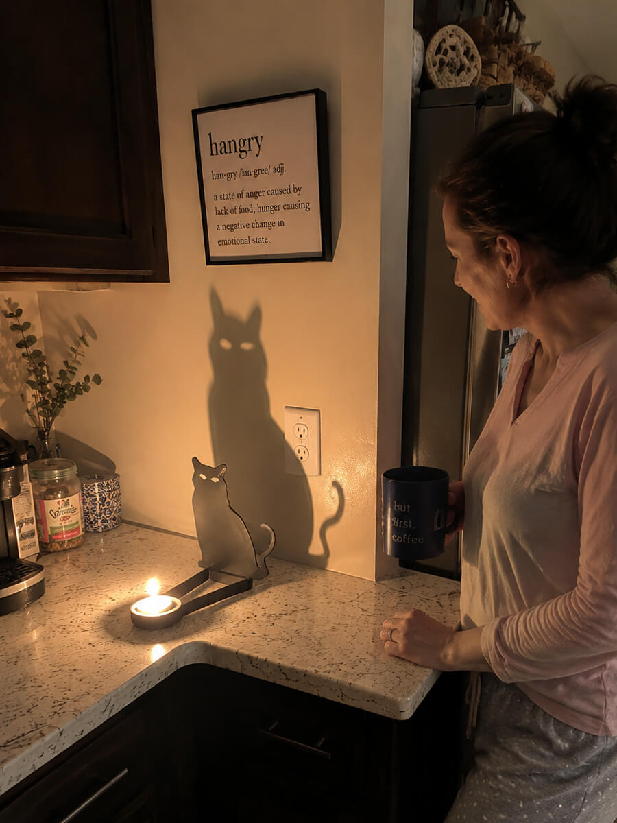 Metal Candle Holder Customer Photo