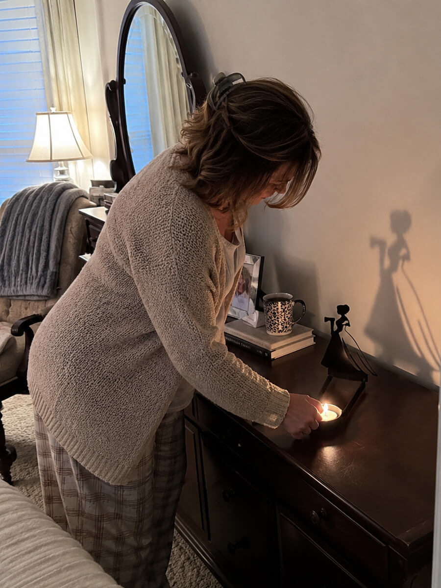 Metal Candle Holder Customer Photo