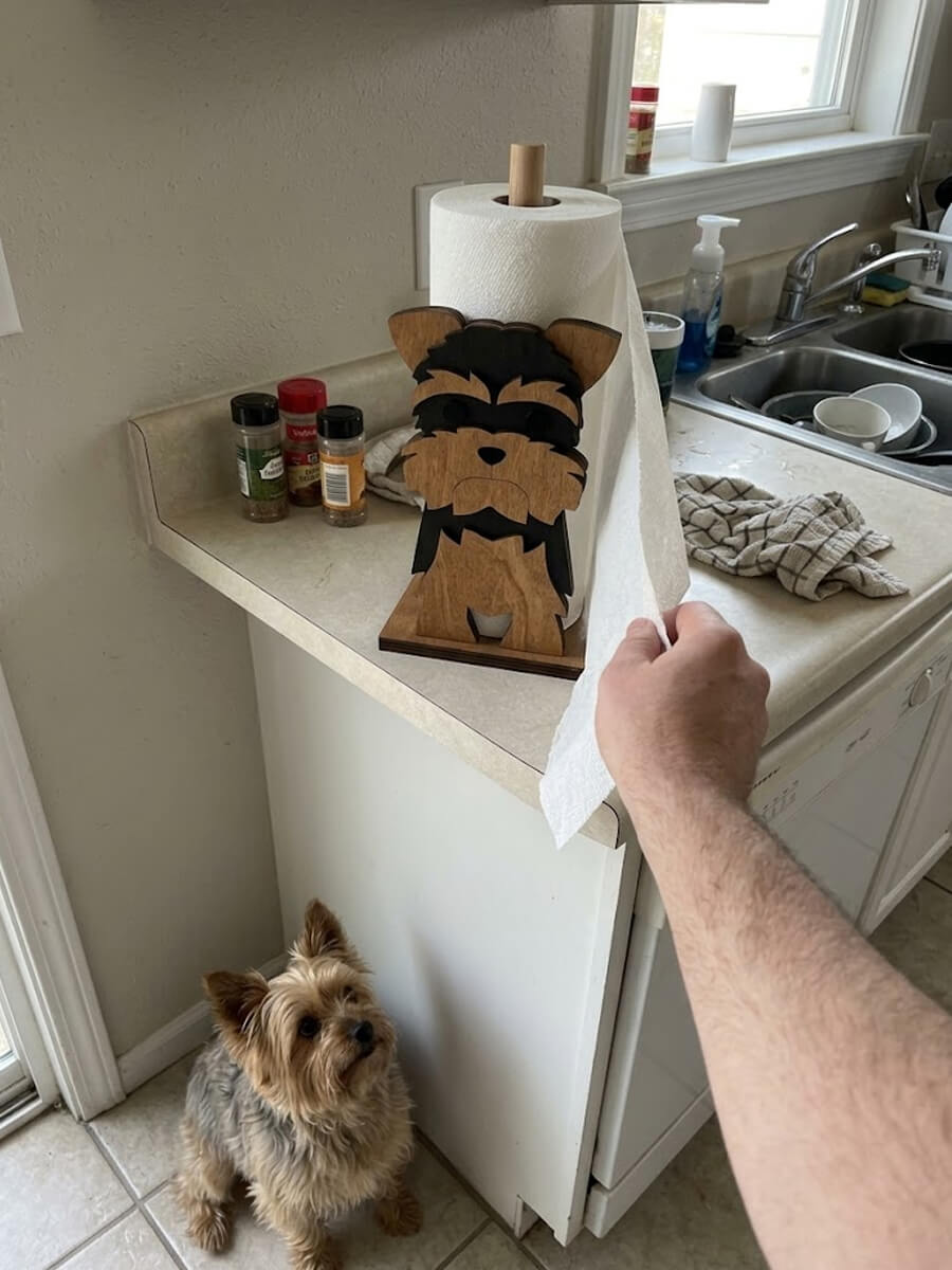 Paper Towel Holder Customer Photo