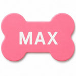 Personalized pet name tag with custom name for dog and cat planters