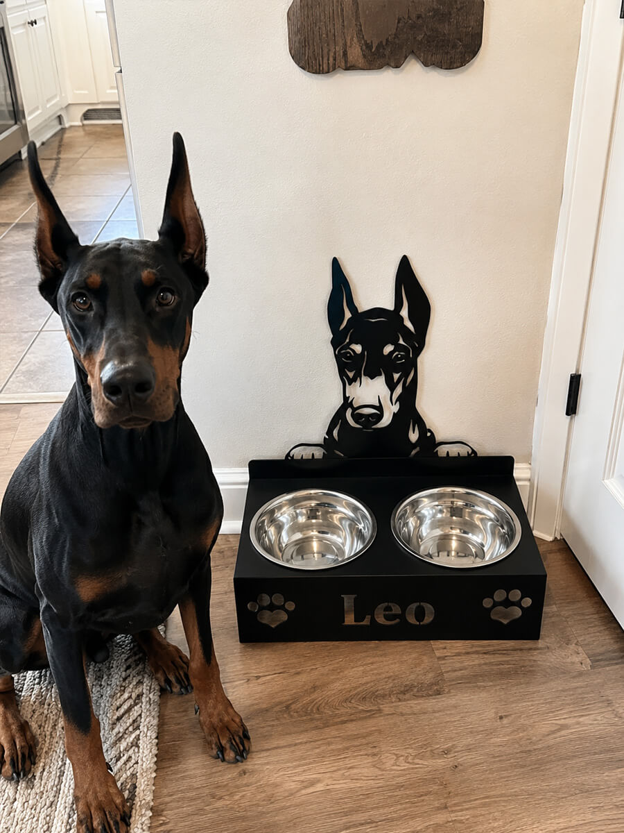 Pet Bowl Stand Customer Photo