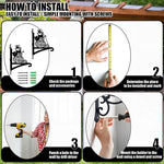 Snowman metal hanging basket bracket mounted on outdoor wall for plant decoration