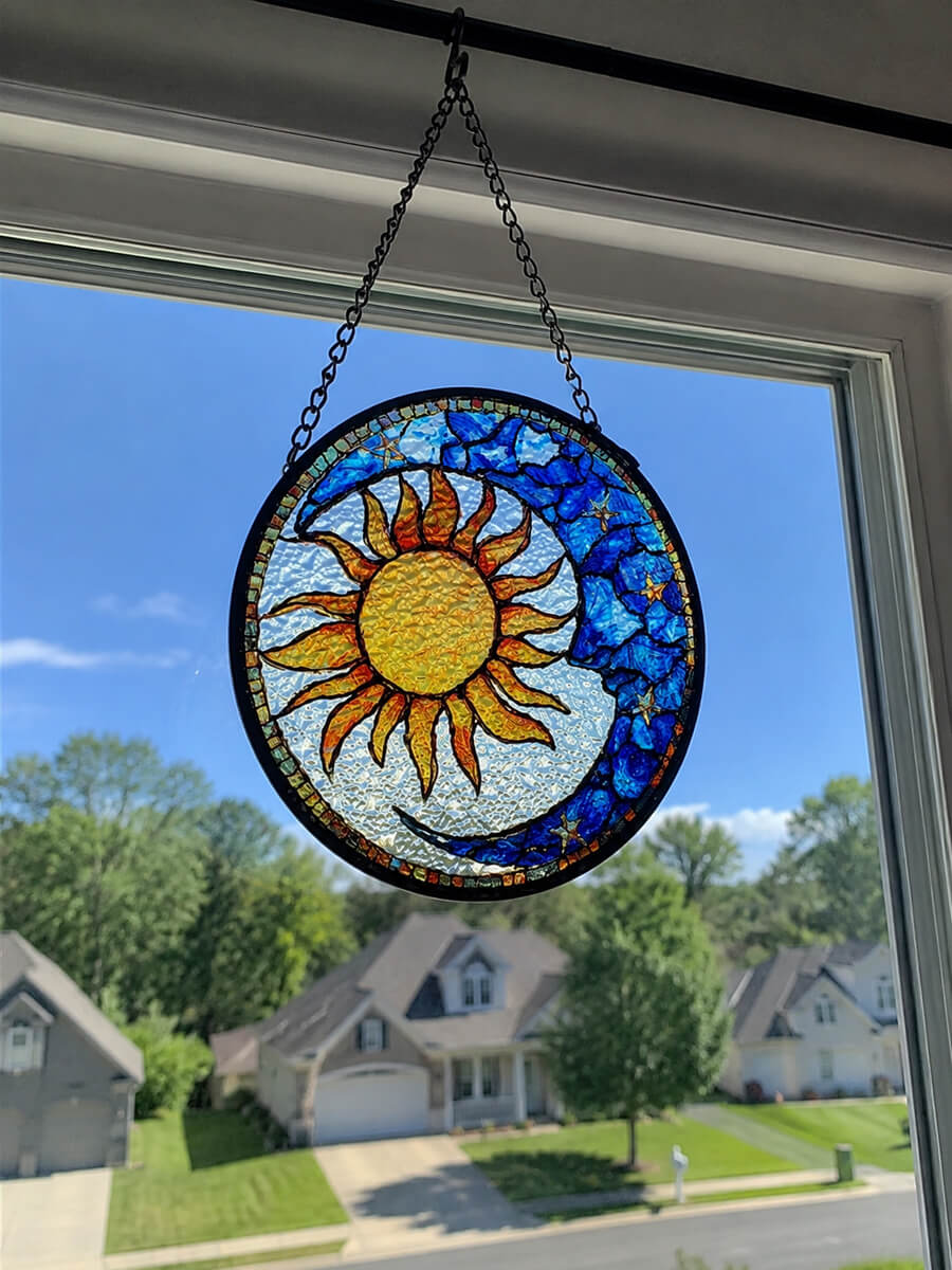 Stained Glass Suncatcher Customer Photo