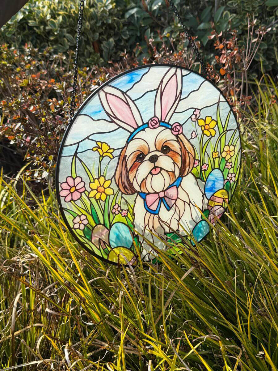Stained Glass Suncatcher Customer Photo