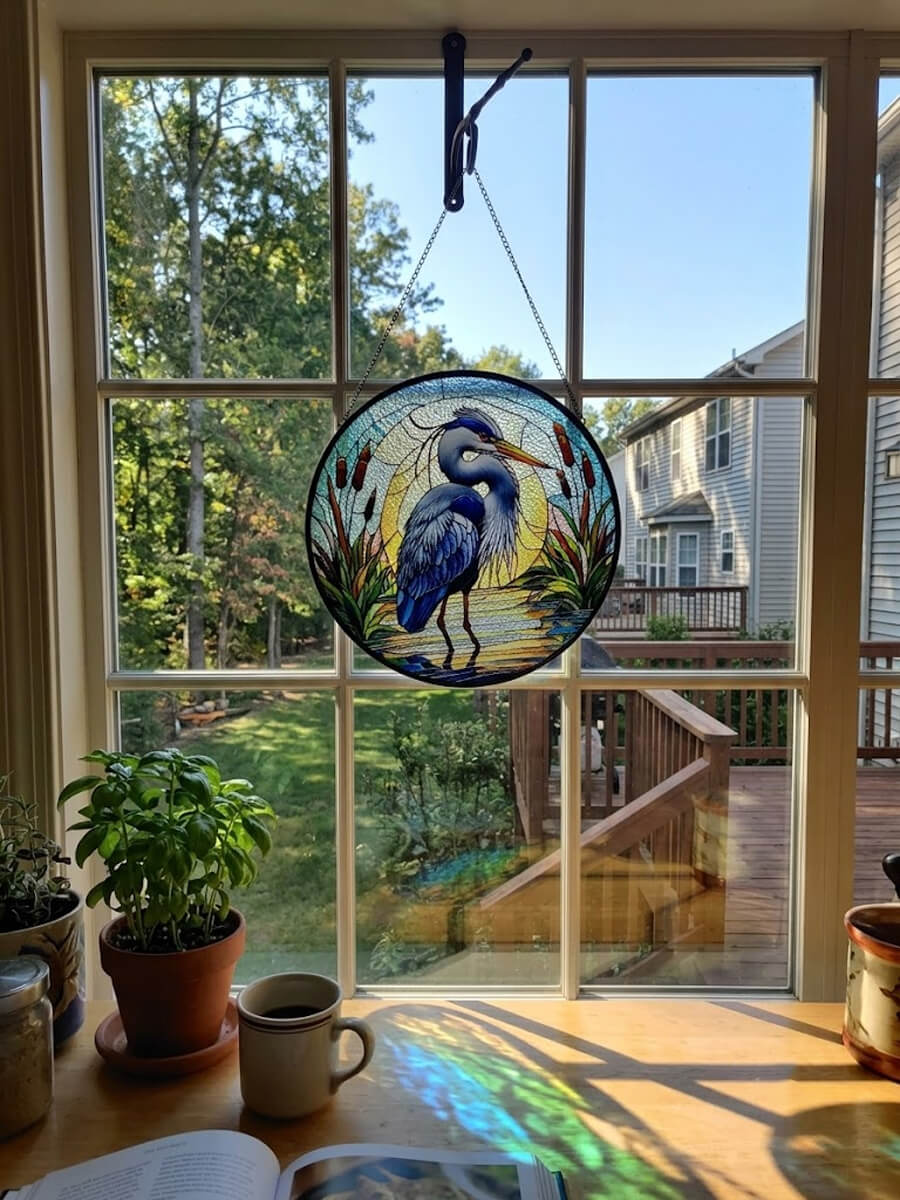 Stained Glass Suncatcher Customer Photo