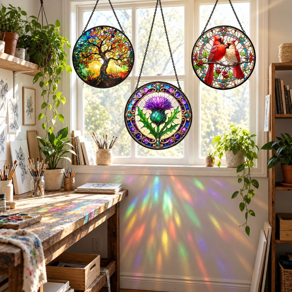 Stained Glass Suncatcher