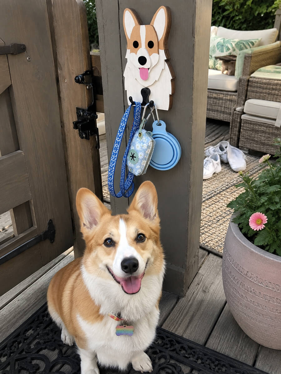 Wooden Hook Customer Photo