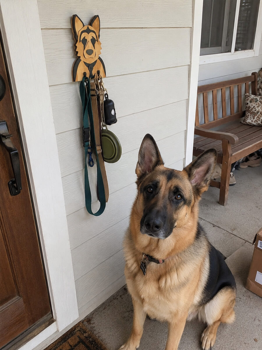 Wooden Hook Customer Photo
