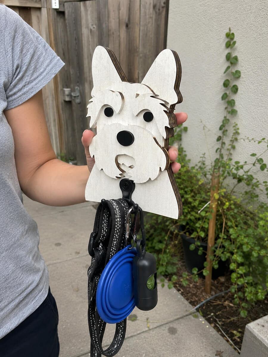 Wooden Hook Customer Photo