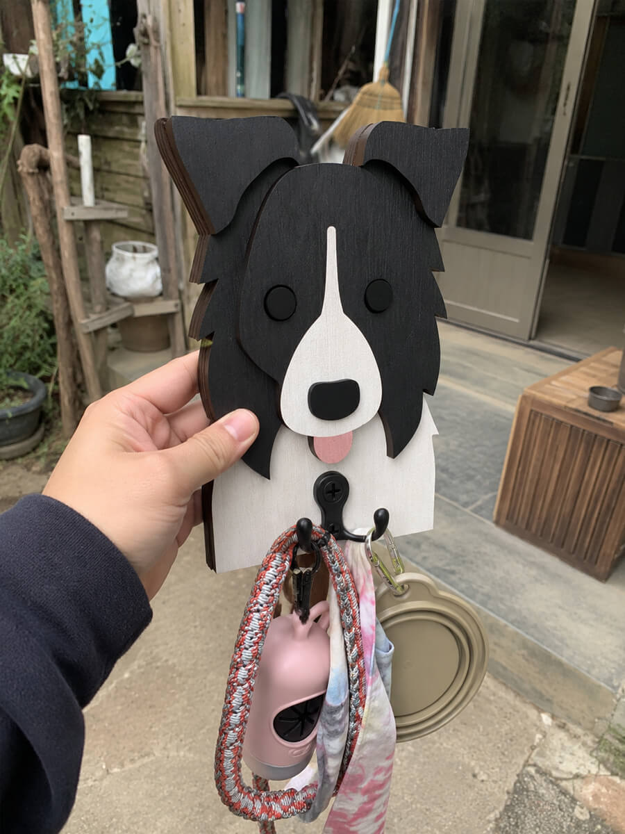 Wooden Hook Customer Photo